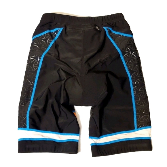 TYR Men's 9" Competitor Tri Shorts Triathalon RCMNXP6A w/ Pad $70 MSRP Black, XS - Picture 3 of 13